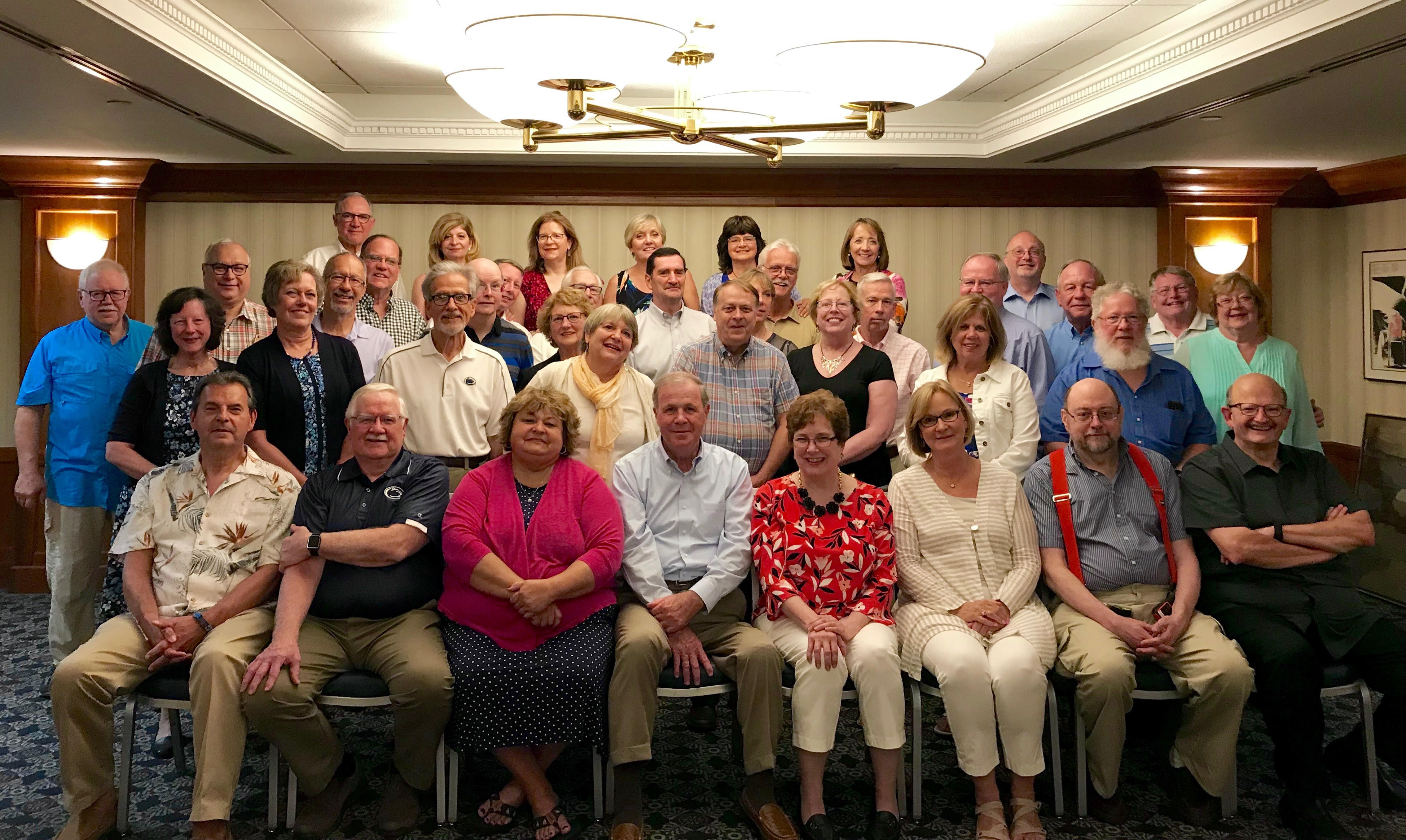 Alums, spouses, and SO's at the 2019 dinner